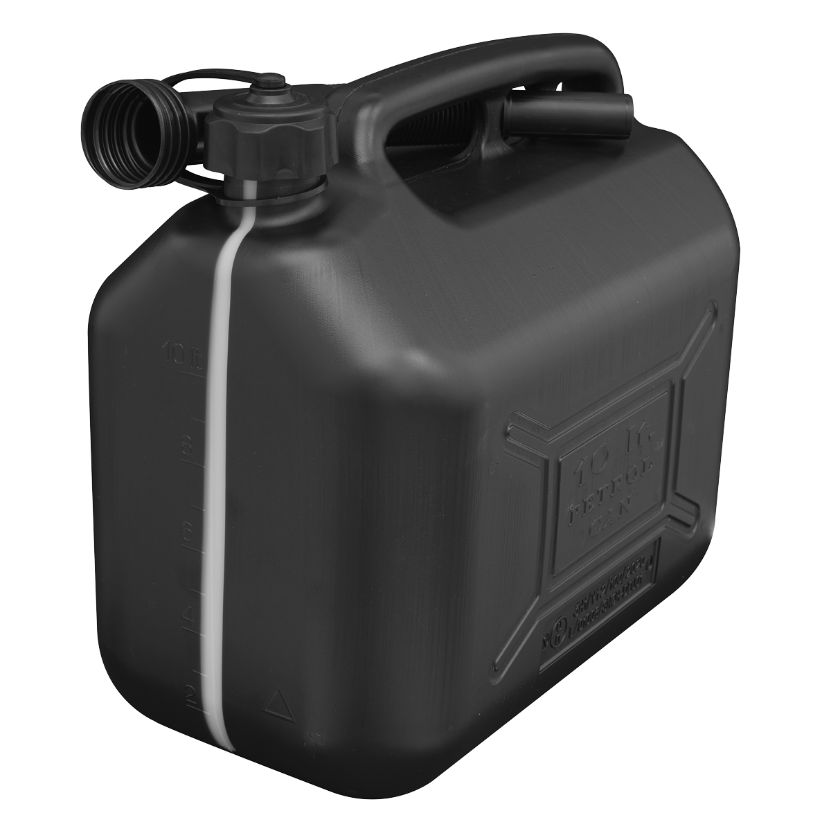 Sealey 10L Fuel Can - Black JC10PB