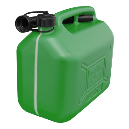 Sealey 10L Fuel Can - Green JC10PG