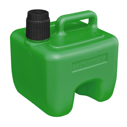 Sealey 3L Stackable Fuel Can - Green JC3G
