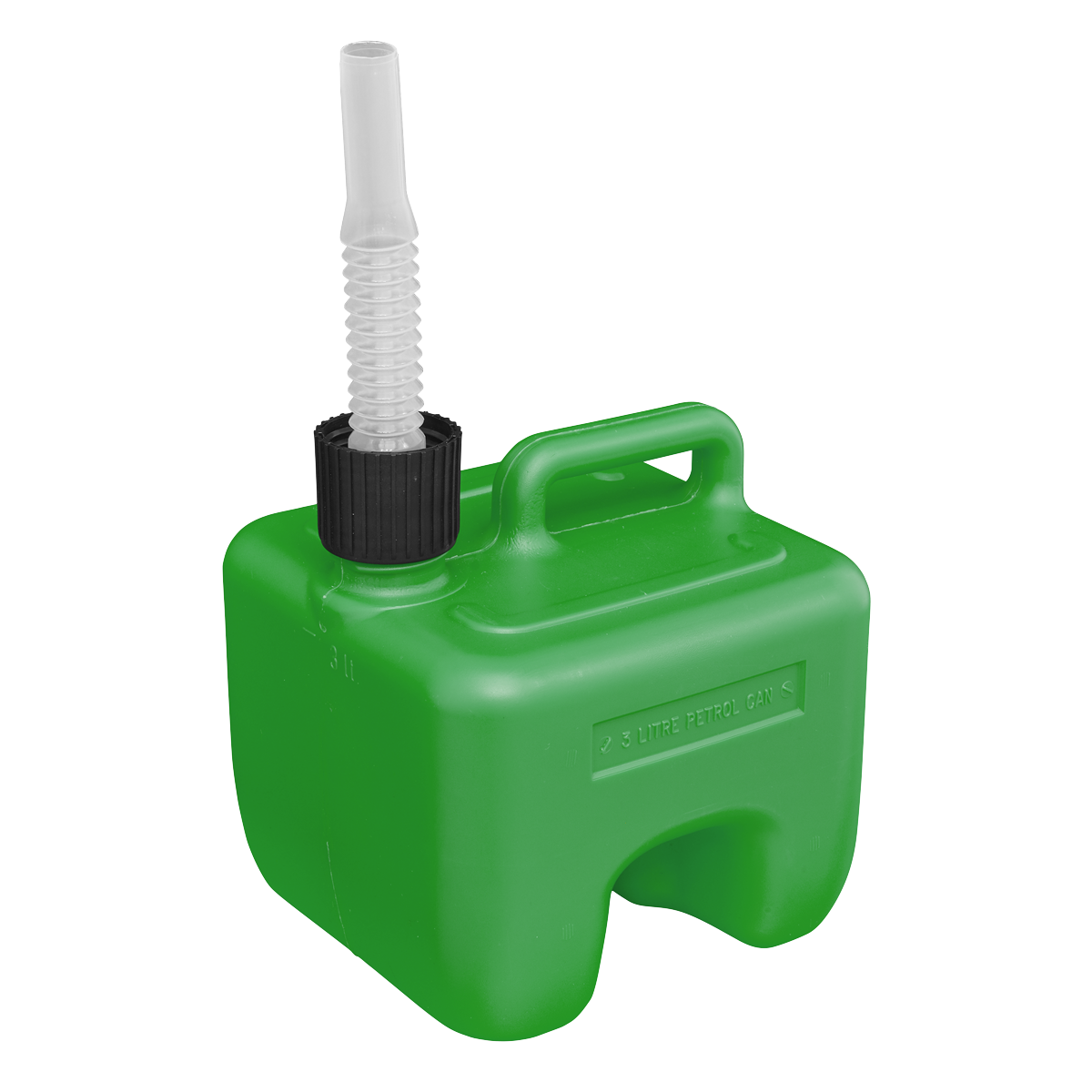 Sealey 3L Stackable Fuel Can - Green JC3G