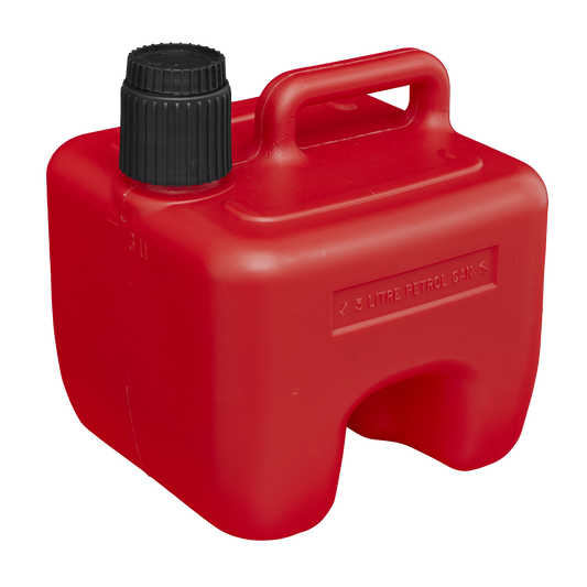 Sealey 3L Stackable Fuel Can - Red JC3R