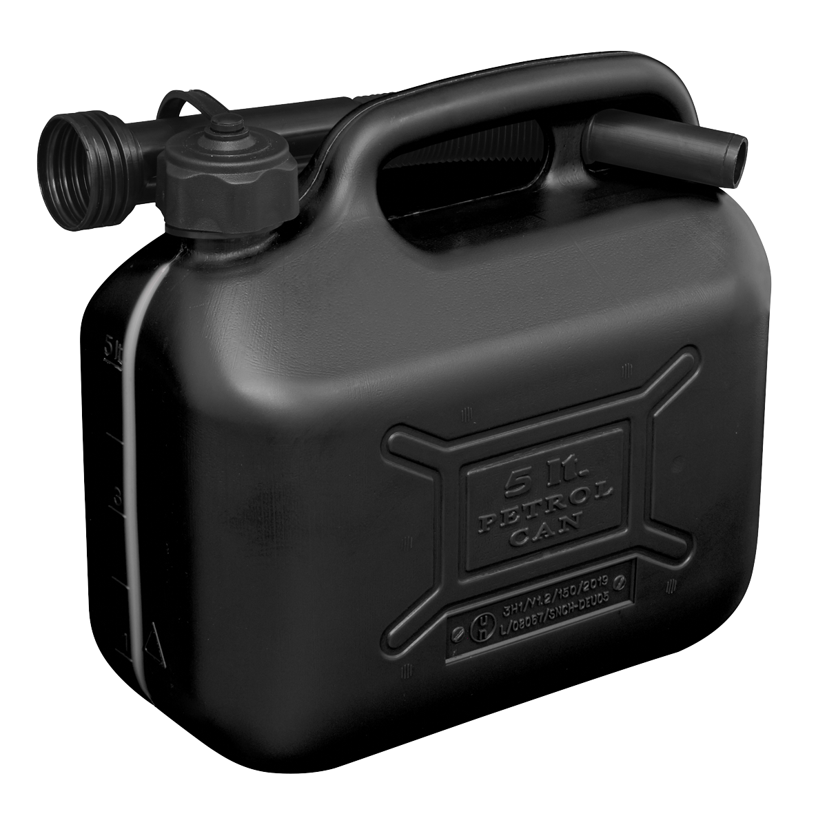 Sealey 5L Fuel Can - Black JC5B