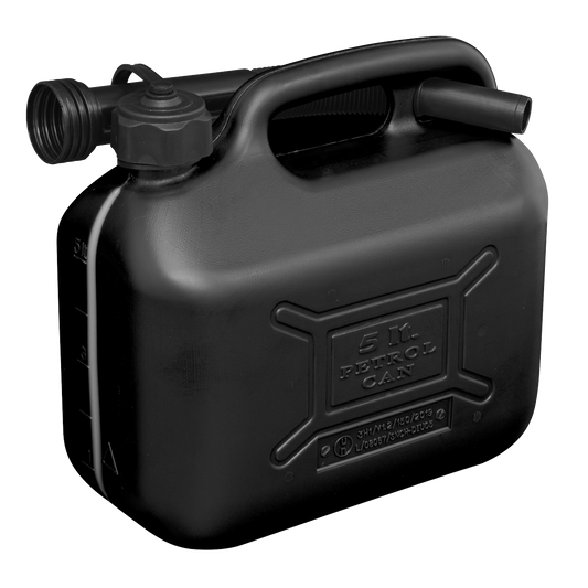 Sealey 5L Fuel Can - Black JC5B