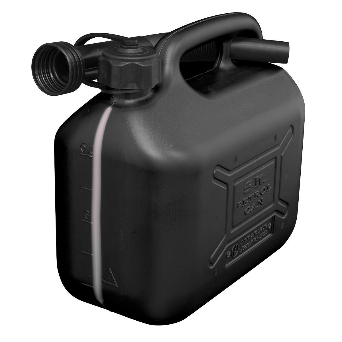 Sealey 5L Fuel Can - Black JC5B