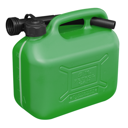 Sealey 5L Fuel Can - Green JC5G