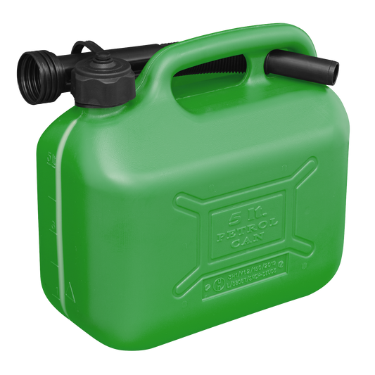 Sealey 5L Fuel Can - Green JC5G