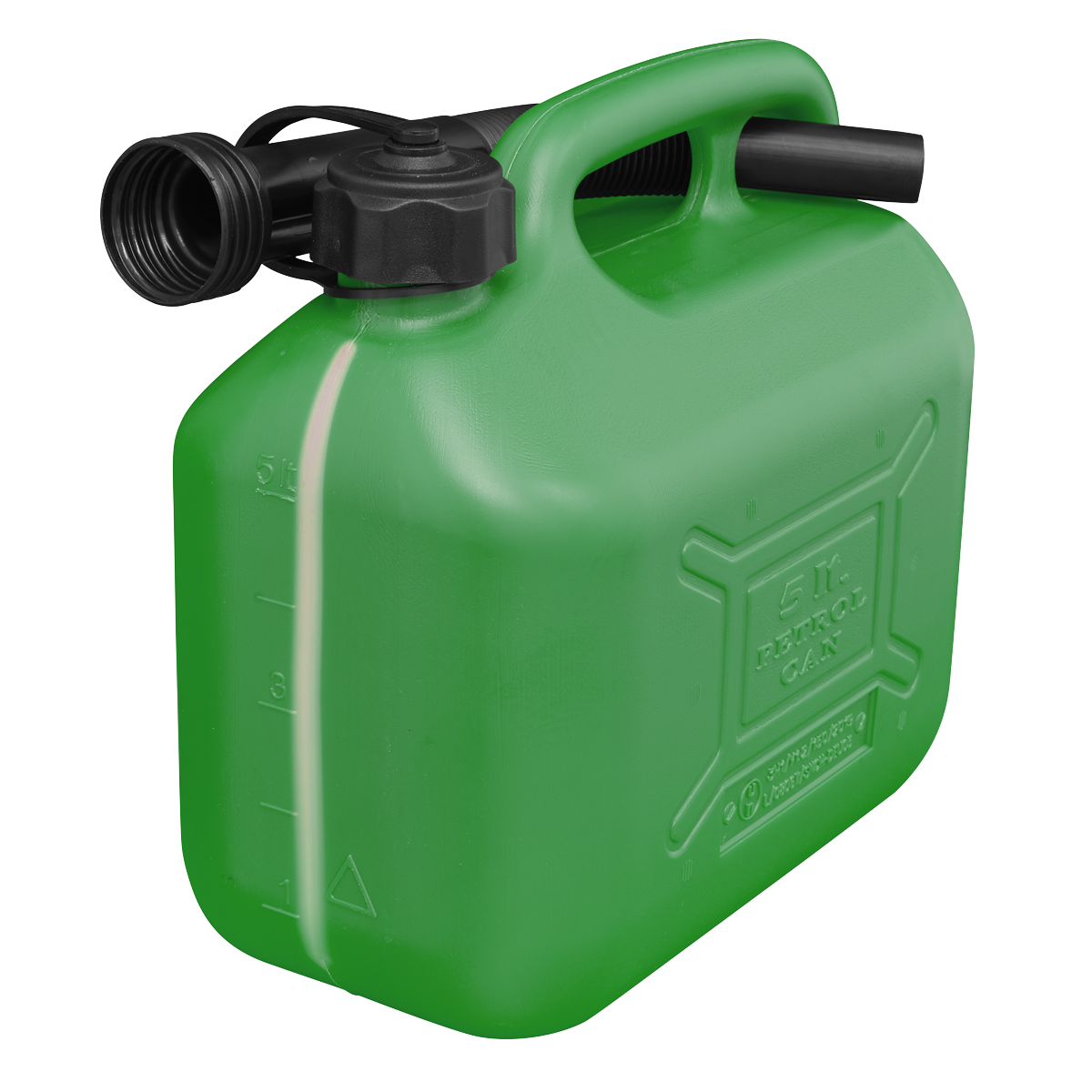 Sealey 5L Fuel Can - Green JC5G