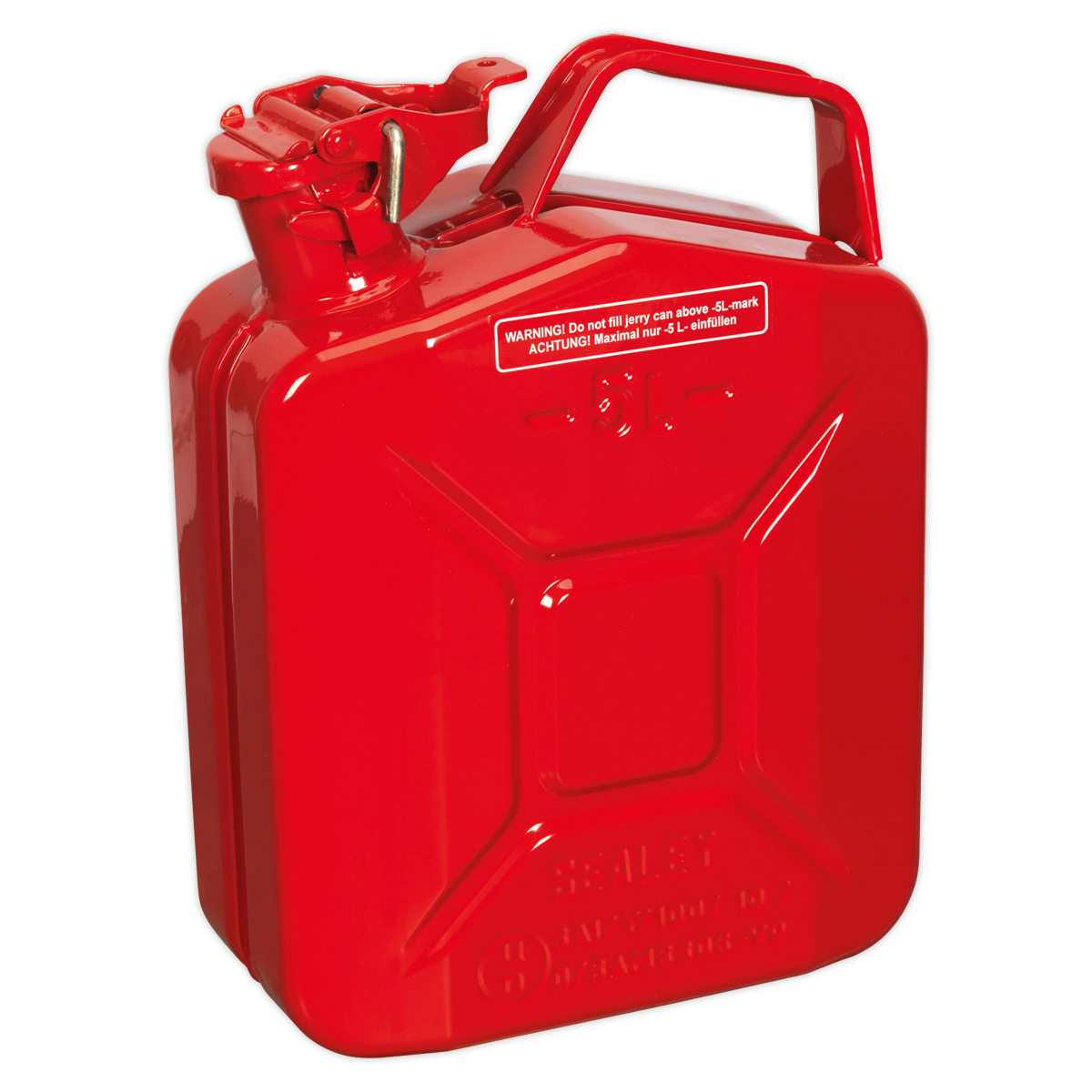 Sealey 5L Jerry Can - Red JC5MR