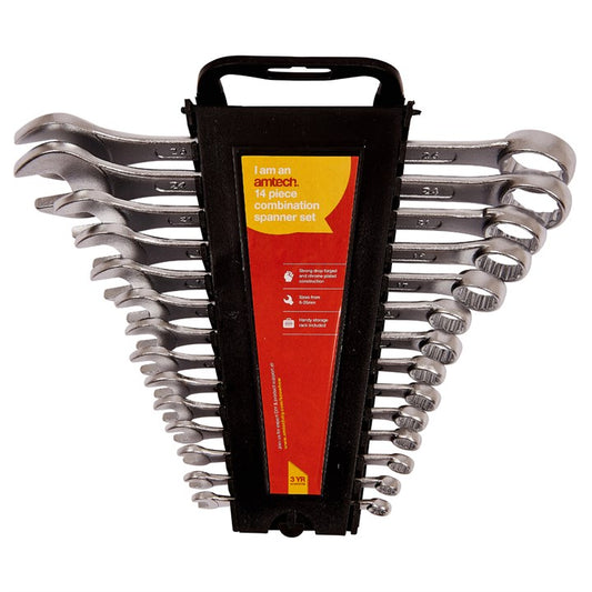 Amtech 14 piece combination spanner set K0500