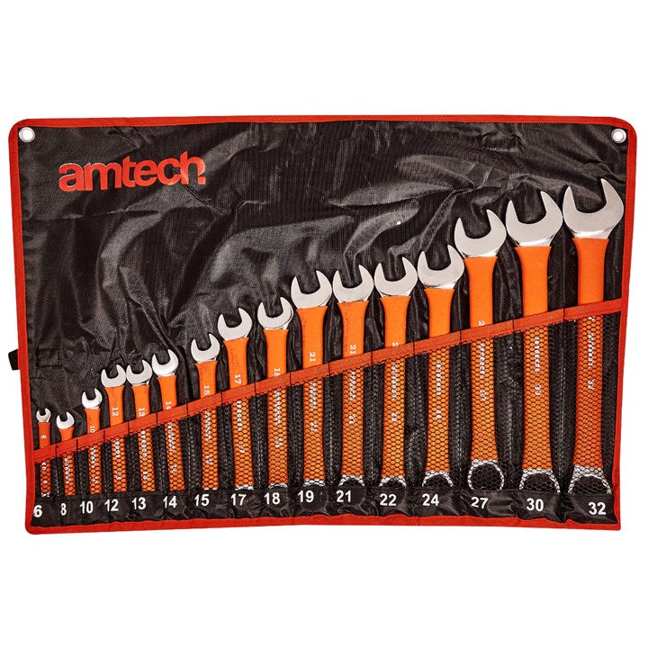 Amtech 16 piece combination spanner set K0550