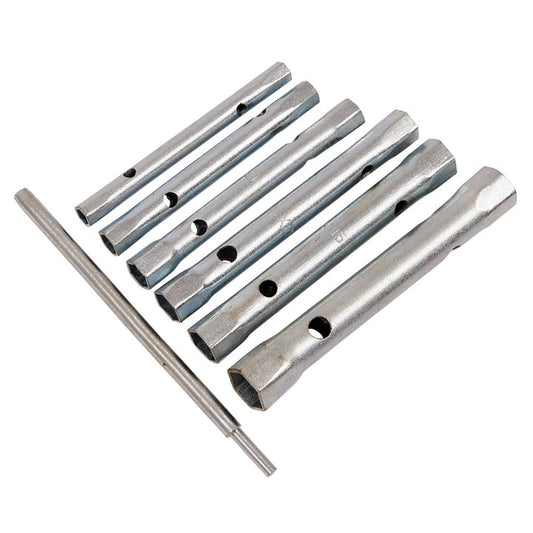 Amtech 6 Piece tubular box spanner set with Tommy bar K1150