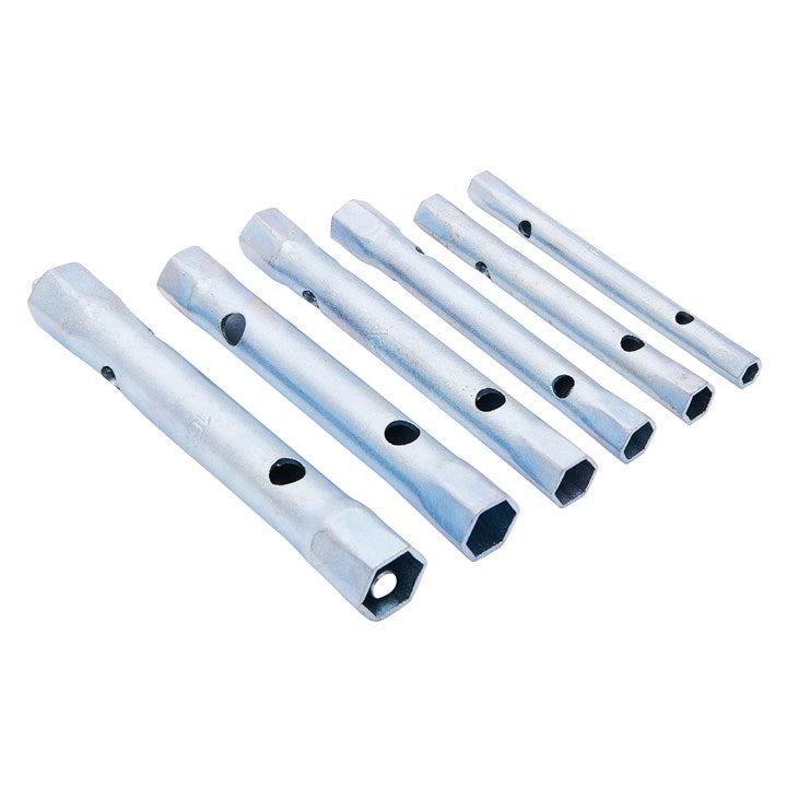 Amtech 6 Piece tubular box spanner set with Tommy bar K1150