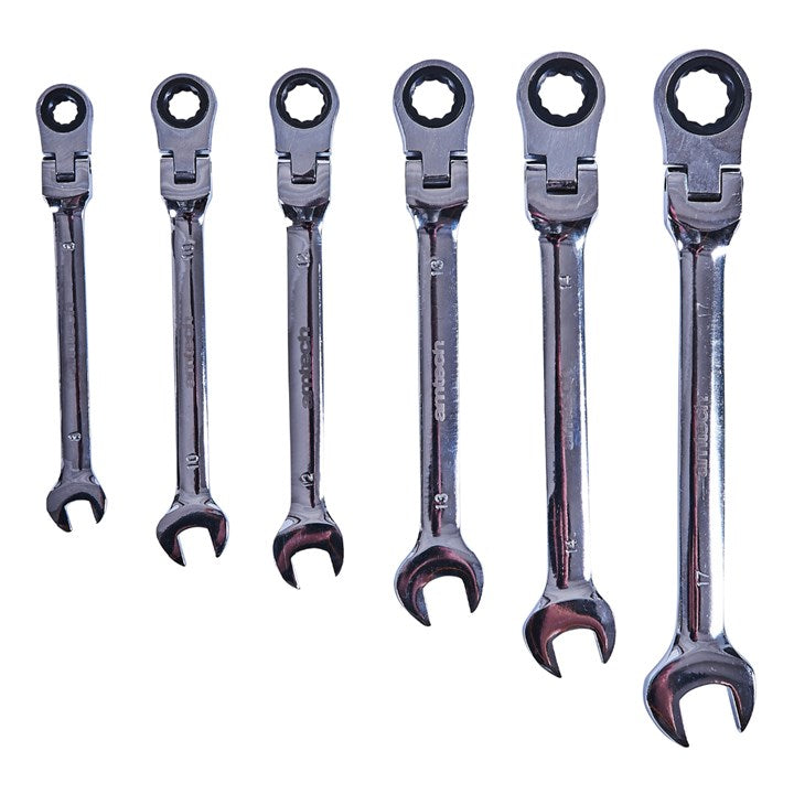 Amtech 6 Piece flexible gear spanner set K1450