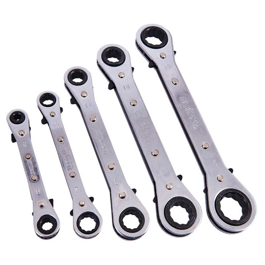 Amtech 5 Piece ring ratchet spanner set K1500