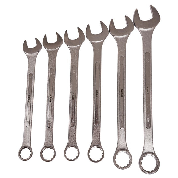 Amtech 6 piece jumbo metric combination spanner set K1900