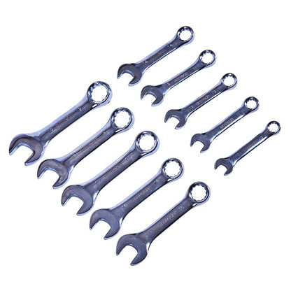 Amtech 10 piece stubby combination wrench set K2001