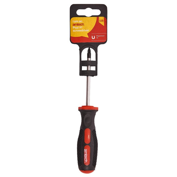 Amtech 75mm (3") No.1 Pozi drive screwdriver L0055