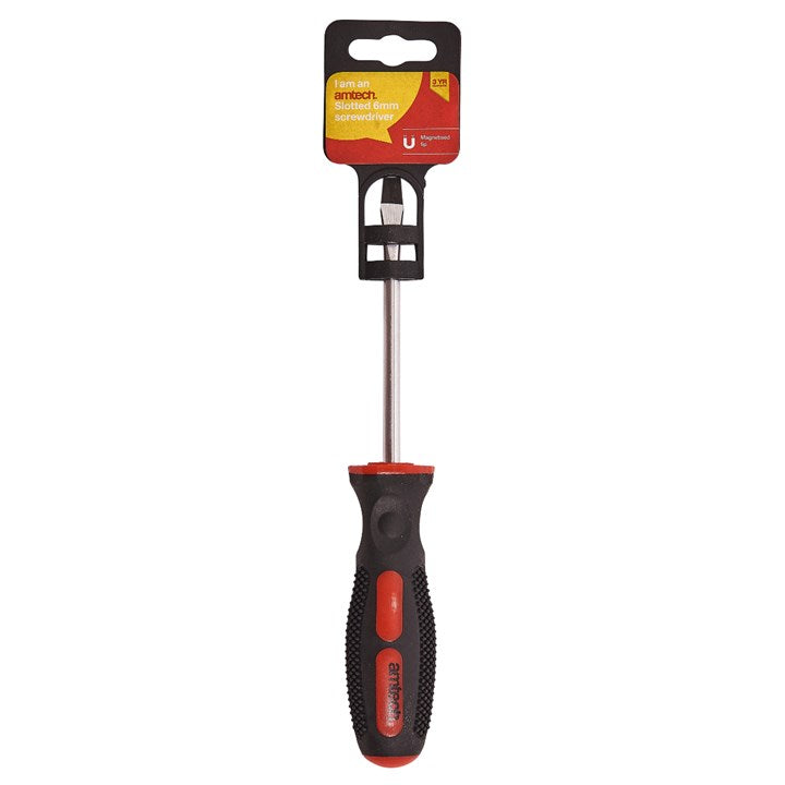 Amtech 6mm x 100mm Slotted screwdriver L0070