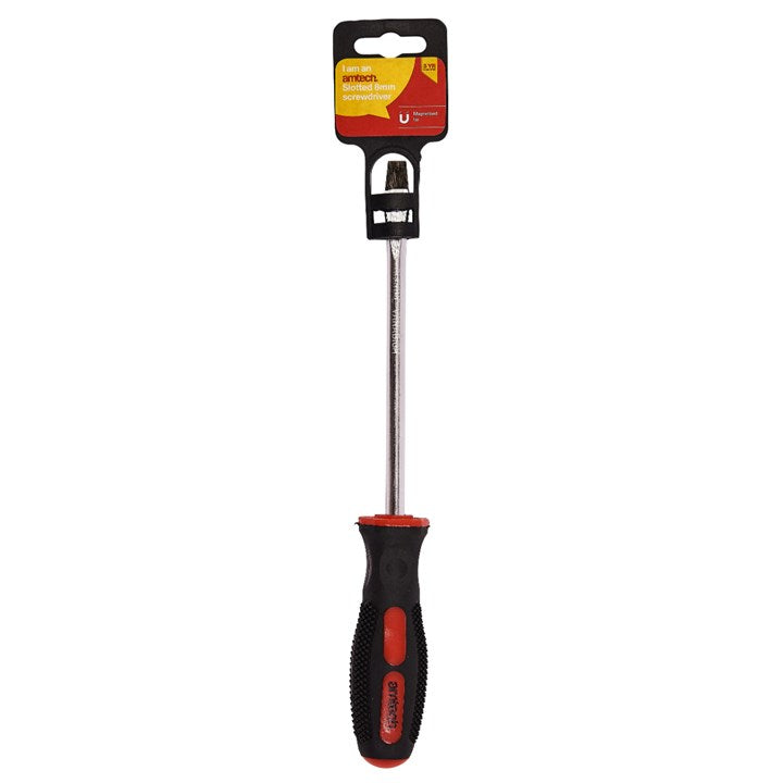 Amtech 8mm x 150mm Slotted screwdriver L0075