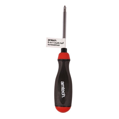 Amtech 6-in-1 Multi-head screwdriver L0480