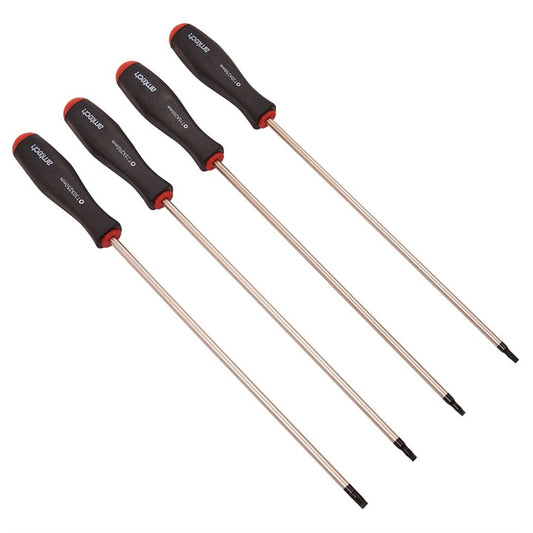 Amtech 4 Piece long reach Torx screwdriver set L0528