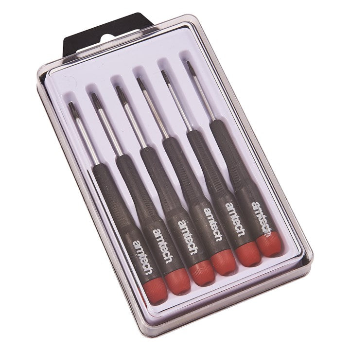 Amtech 6 Piece precision Torx screwdriver set L0530
