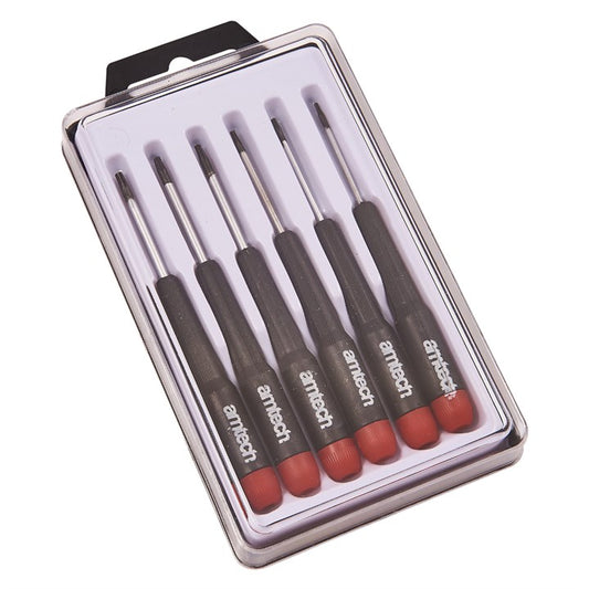 Amtech 6 Piece precision Torx screwdriver set L0530
