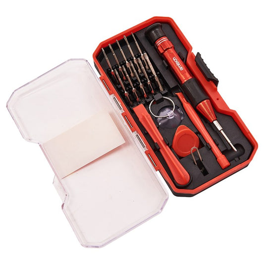 Amtech 17 Piece precision phone and computer repair tool set L0532