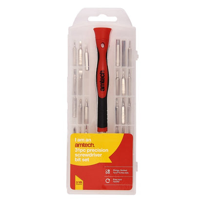 Amtech 41Piece precision screwdriver bit set L0535