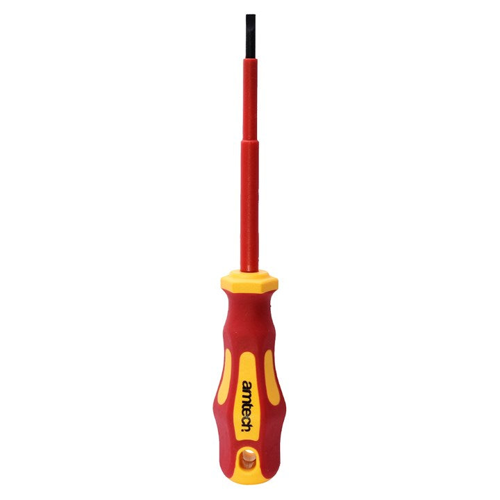 Amtech 4mm x 100mm slotted VDE™ 1000V electrical screwdriver L0658