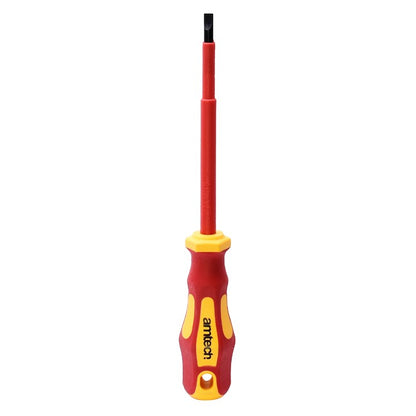 Amtech 5.5mm x 125mm slotted VDE™ 1000V electrical screwdriver L0659