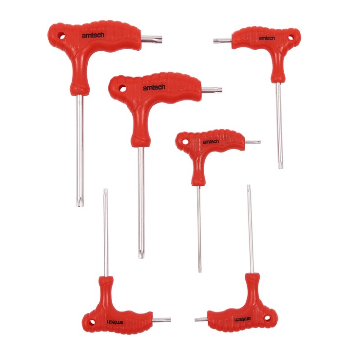 Amtech 6 Piece T-handle Torx key set L0750