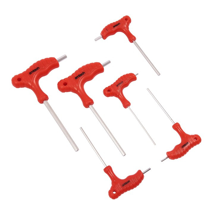 Amtech 6 Piece T-handle hex key set L0755