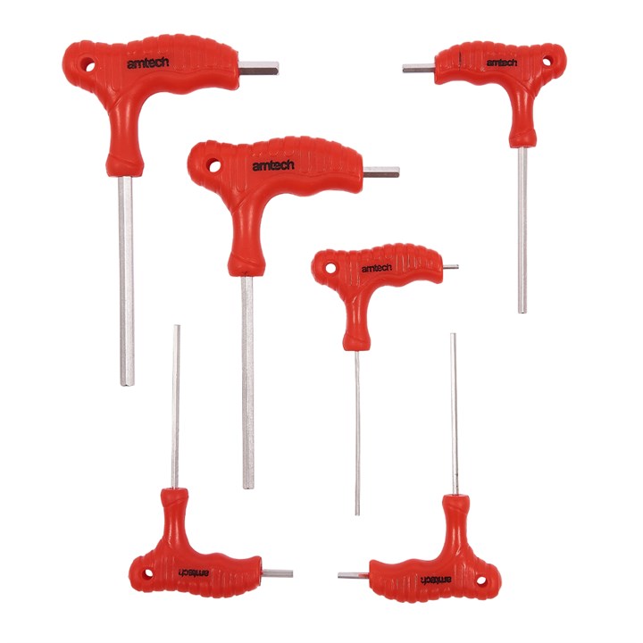 Amtech 6 Piece T-handle hex key set L0755