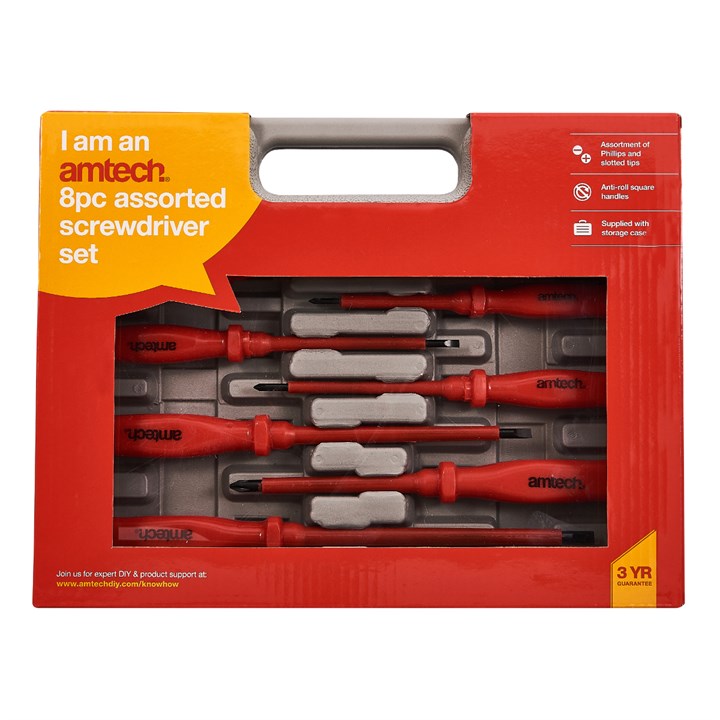 Amtech 8 Piece screwdriver set L0860