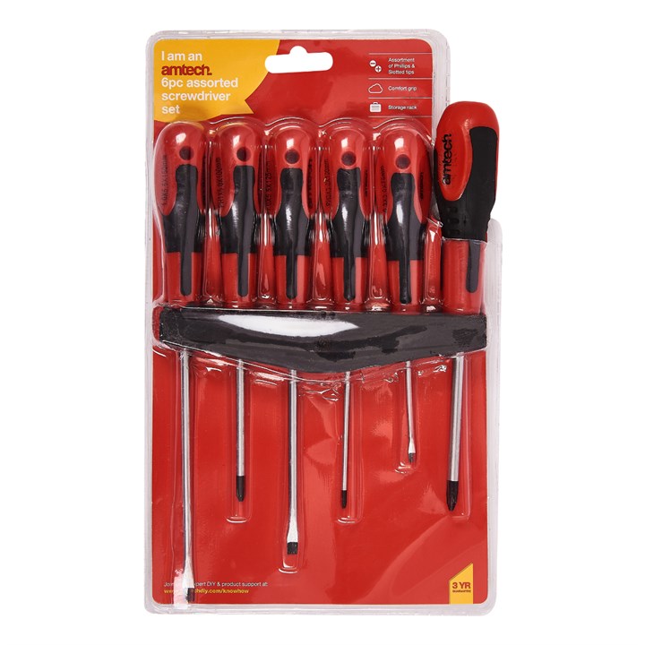 Amtech 6Piece screwdriver set L1190
