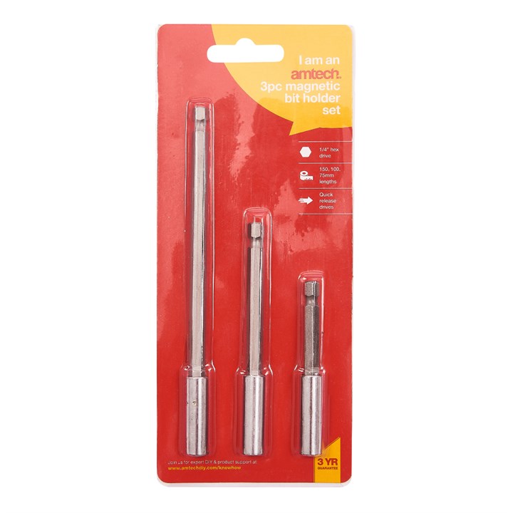 Amtech 3 Piece magnetic bit holder set L2210