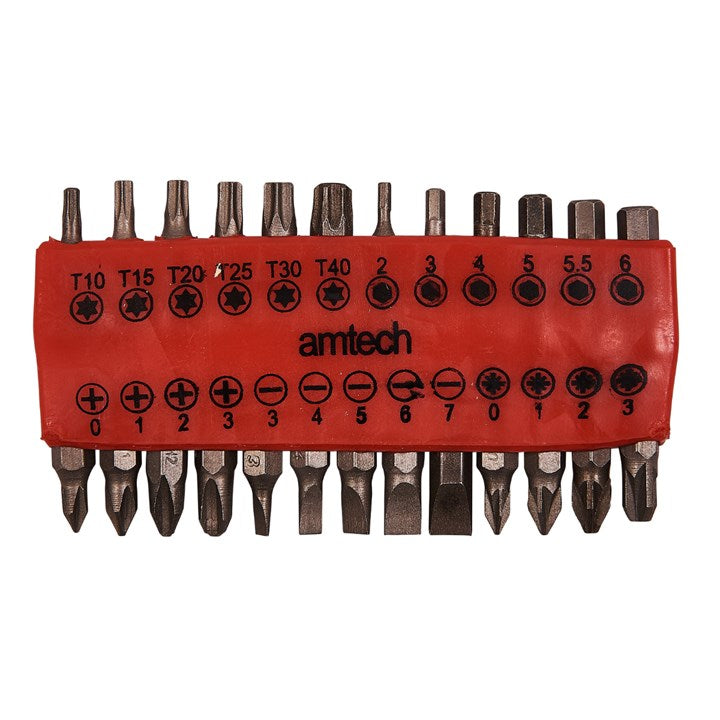 Amtech 25 Piece power bit set L3260
