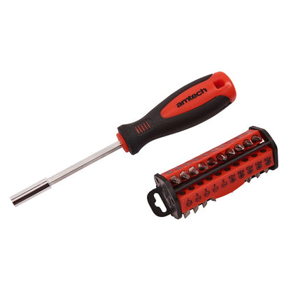 Amtech 31 Piece screwdriver and bit set L3275