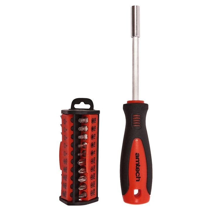 Amtech 31 Piece screwdriver and bit set L3275