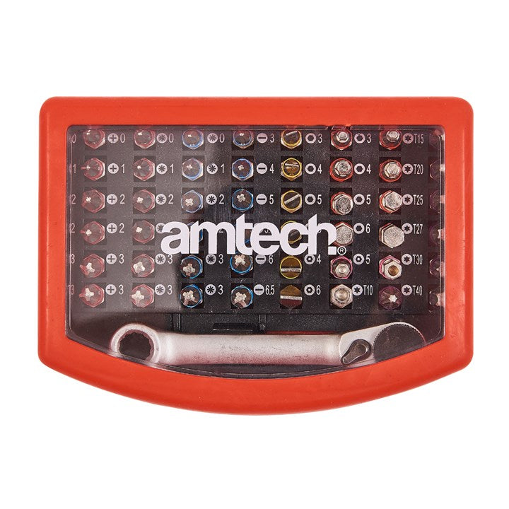 Amtech 49 Piece colour coded bit set L3352