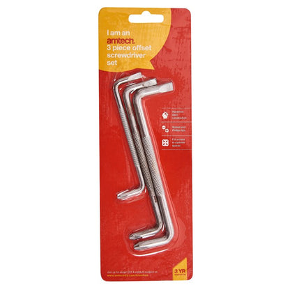 Amtech 3 Piece offset screwdriver set L3700