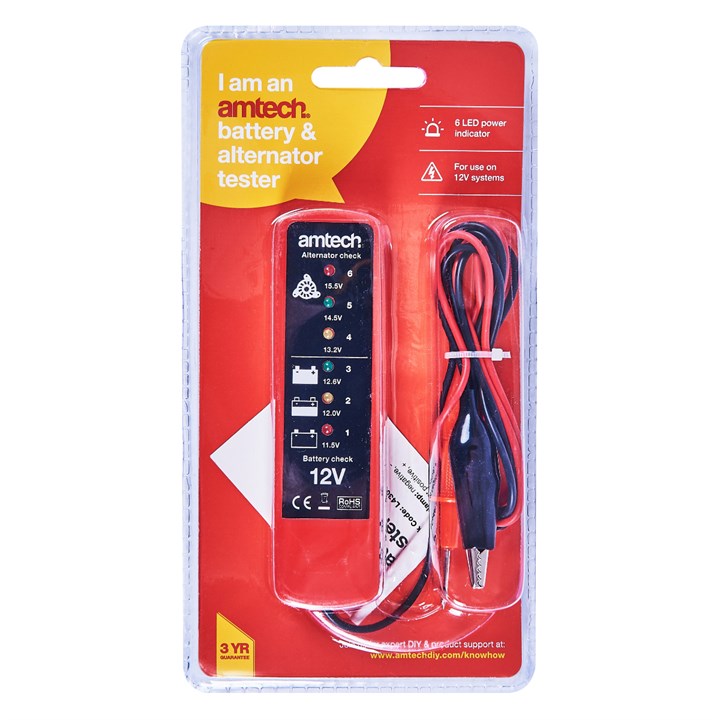 Amtech Battery and alternator tester L4300