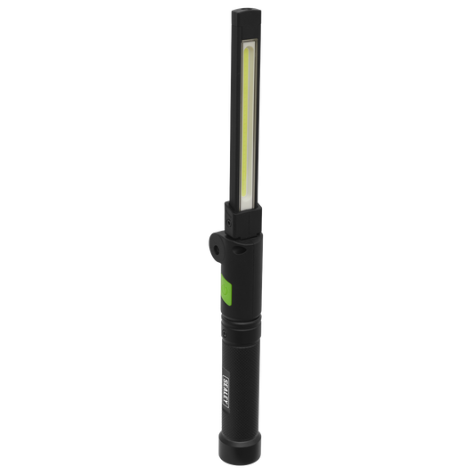 Sealey 2 COB & 1 SMD LED Rechargeable Aluminium Folding Pocket Light LED02G