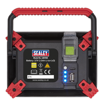Sealey 20W COB LED Rechargeable Portable Floodlight & Power Bank LED184