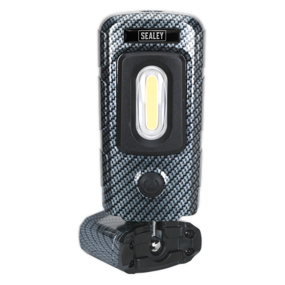 Sealey 360° 3W COB & 1W SMD LED Rechargeable Carbon Fibre Effect Inspection Light LED3601CF