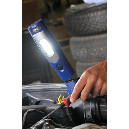 Sealey 360° 7 SMD & 3W SMD LED Rechargeable Lithium-ion Inspection Light LED3602B
