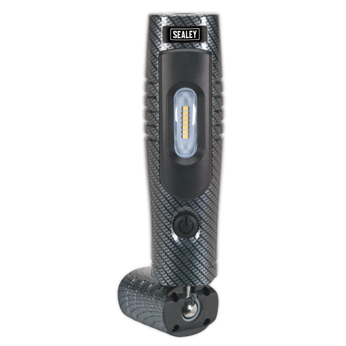 Sealey 360° 7 SMD & 3W SMD LED Rechargeable Carbon Fibre Effect Inspection Light LED3602CF