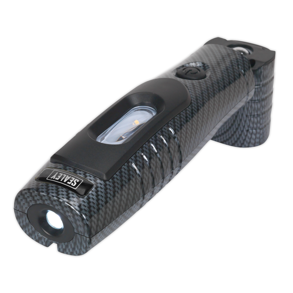 Sealey 360° 7 SMD & 3W SMD LED Rechargeable Carbon Fibre Effect Inspection Light LED3602CF