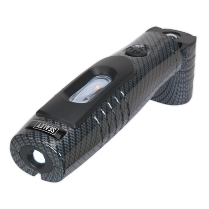 Sealey 360° 7 SMD & 3W SMD LED Rechargeable Carbon Fibre Effect Inspection Light LED3602CF